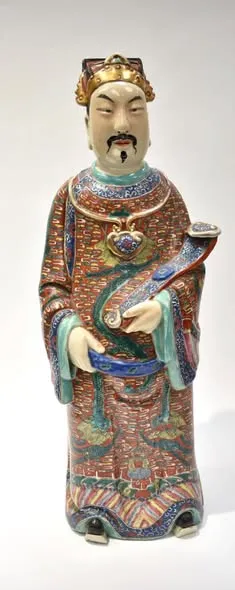 Tượng Cụ Lộc sứ, cao 61cm