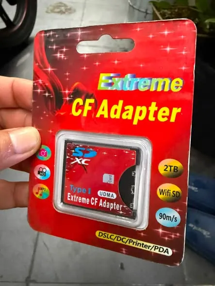 Adapter thẻ SD sang CF Extreme (Type I, UDMA)